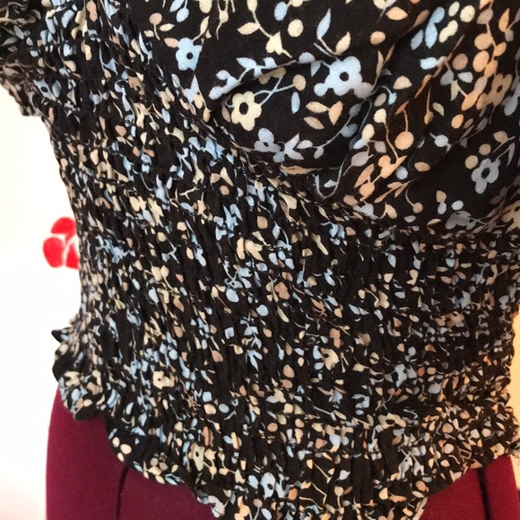 Free People V Neck Blouse - Picture 3 of 4